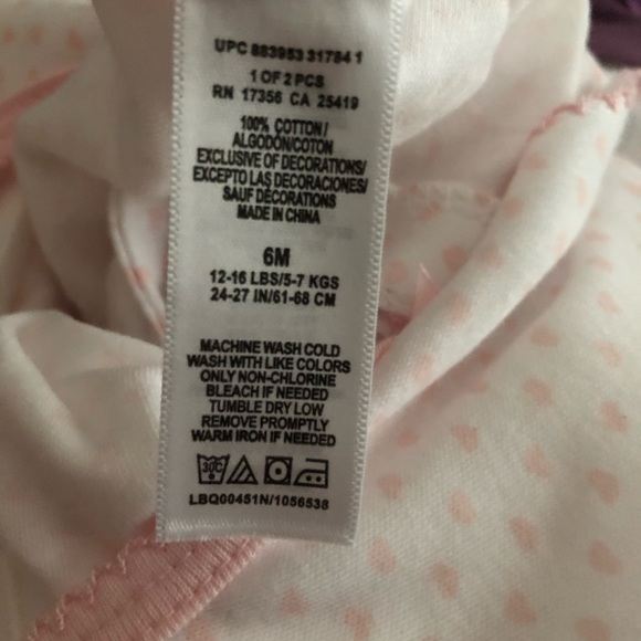 NWT Little Me Onesie Pajama & Hat Set (3-6 Month) - Picture 6 of 6